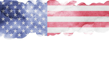 Wall Mural - Grunge USA Flag background texture