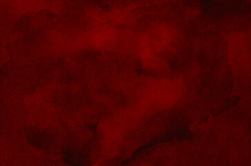 Wall Mural - Abstract red watercolor background texture