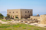 Fototapeta  - Building of Councillors Residence in Fortezza of Rethymno, Crete, Greece
