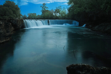 Wall Mural - waterfall in the forest