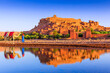 Ait-Ben-Haddou, Ksar or fortified village in Ouarzazate province, Morocco. Prime example of southern Morocco architecture.