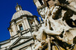 Rome, Piazza Navona, Bernini Fountain of four rivers