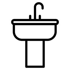 Poster - sink icon