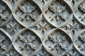 Poster - sophisticated classical 3d pattern. gothic ornament. inspired by the gothic architecture. background