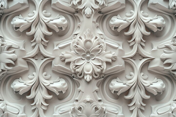 Poster - sophisticated classical 3d pattern. gothic ornament. inspired by the gothic architecture. background