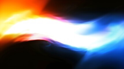 Aufkleber - Dynamic Light Overlay Texture on Black Background