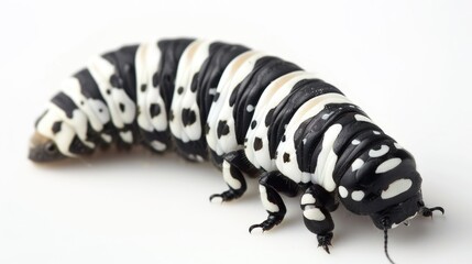 Sticker - The charm of the distinct black and white striped larva