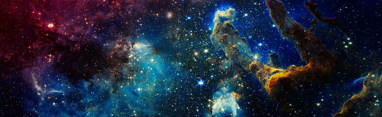 Wall Mural - high quality space background. elements of this image furnished by nasa.