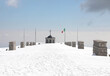 Pieve, TV, Italy - March 13, 2024: Military Memorial of Grappa Mount