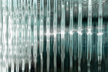Poster - ripple glass texture. textured glass with reflections. abstract background image. created with gener