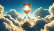 Hourglass in the sky, time has passed
