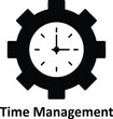 Time management Vector icon which can easily modify or edit