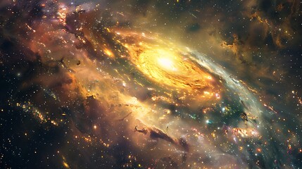Space galaxy background