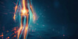 Herniated Disc Distress: The Back Pain and Radiating Leg Pain - Visualize a person with a highlighted spine and leg, with pain lines radiating down the leg