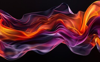 Wall Mural - Abstract fire background