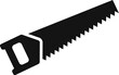 Hand saw vector icon