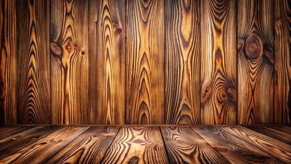 Canvas Print - brown wood texture background coming from natural  