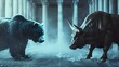 Market Symbolism: The Bear and Bull Showdown