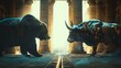 Majestic Creatures of Finance: Bear and Bull