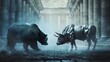 The Dramatic Encounter of Bear and Bull in Finance