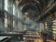 A Magical Library Where Books Whisper Secrets and Mysteries Unfold
