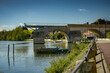 View on the city of Pont sur Yonne in France