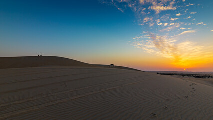 Wall Mural - Beautiful Desert landscape view in Al Hofuf Saudi Arabia 