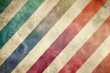 Fototapeta Dmuchawce - Aged Diagonal Stripes with a Vintage Patina.