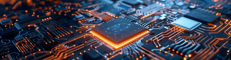 Poster - This on-board processor reflects cutting-edge technology and innovation in computing, delivering high performance and efficiency for computer systems.