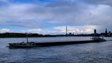 Fototapeta Pomosty - Panorama von Düsseldorf mit Blick auf den Rhein