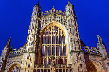 Poster - Historic Bath Abbey  in old town center