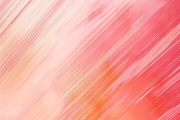 Beige pink peach coral abstract background with space. Color gradient. Blurred stripes, lines. Rough grainy texture. Matte. Elegant colorful vintage - generative ai