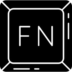 Sticker - Fn key Icon