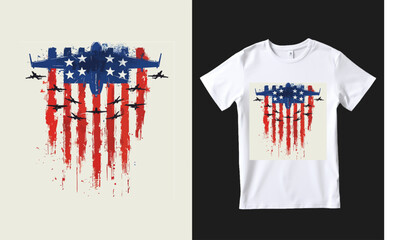 4th of july usa independence day tshirt design
