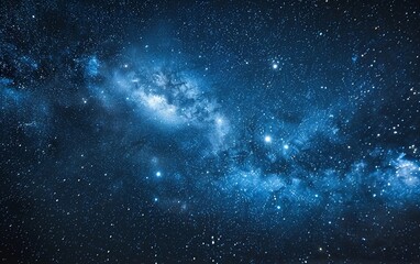 Wall Mural - the captivating night sky framed by intricate patterns of stars