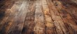 Detailed close-up shot of a wooden floor featuring a rich brown stain, showcasing its texture and warm hue