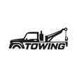 © Locho99 - vector graphic of towing truck service logo design
