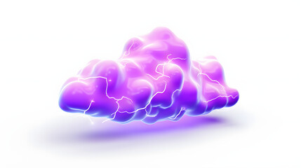 Poster - Thunderstorm Icon 3d