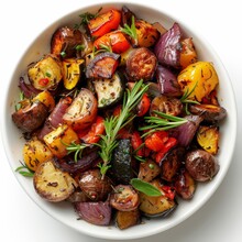 Roasted Vegetable Medley With Herbs And Olive Oil