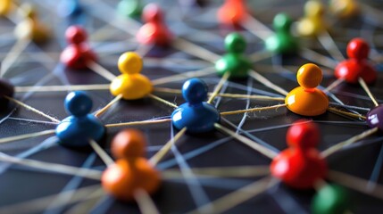 Poster - online network concept background,online networks has revolutionized how we connect,