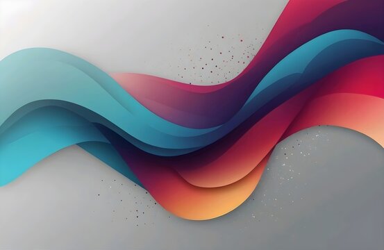 Abstract banner with gradient shapes,for background