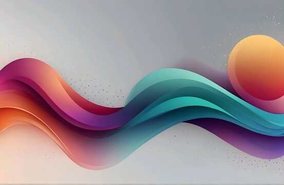 Abstract banner with gradient shapes,for background