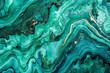 Marble malachite texture background. Abstract vivid malachite pattern with goldeb veins .