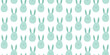 Cute blue rabbit seamless pattern. Vector funny bunny seamless print for baby fabric. Vector illustration
