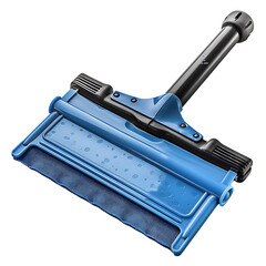 Squeegee mop on isolated transparent background