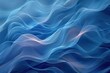 Shiny blue gradient with wavy patterns background