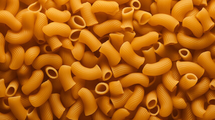 uncooked elbow pasta background