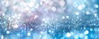© Image - sparking light blue colour glitter with blurred bokeh effect