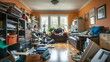 Transformative Household Tidying:A Time-Lapse Journey from Cluttered Chaos to Refreshing Order