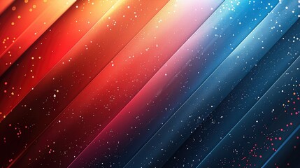 Poster - Create a red and white and blue gradient stripes background used for social media. Generative AI.